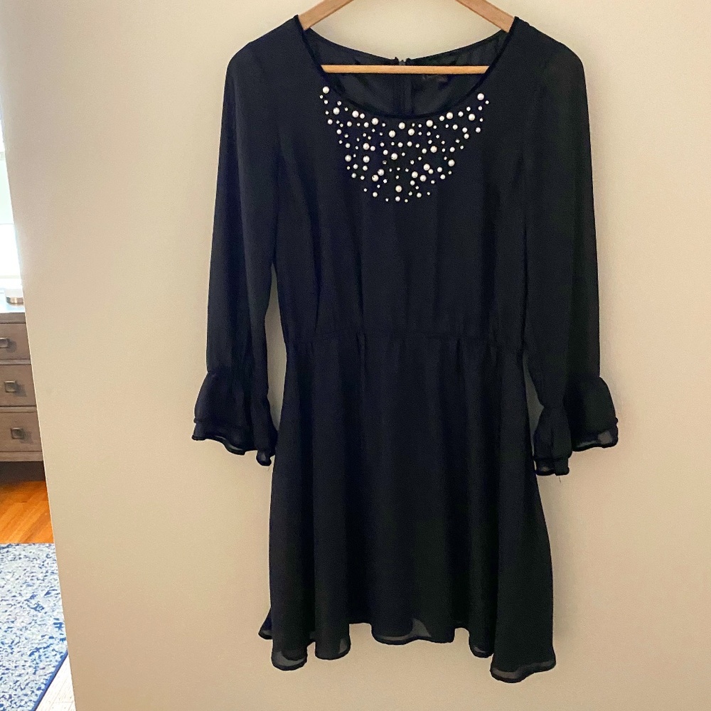 Lucca Couture long sleeved mini-dress